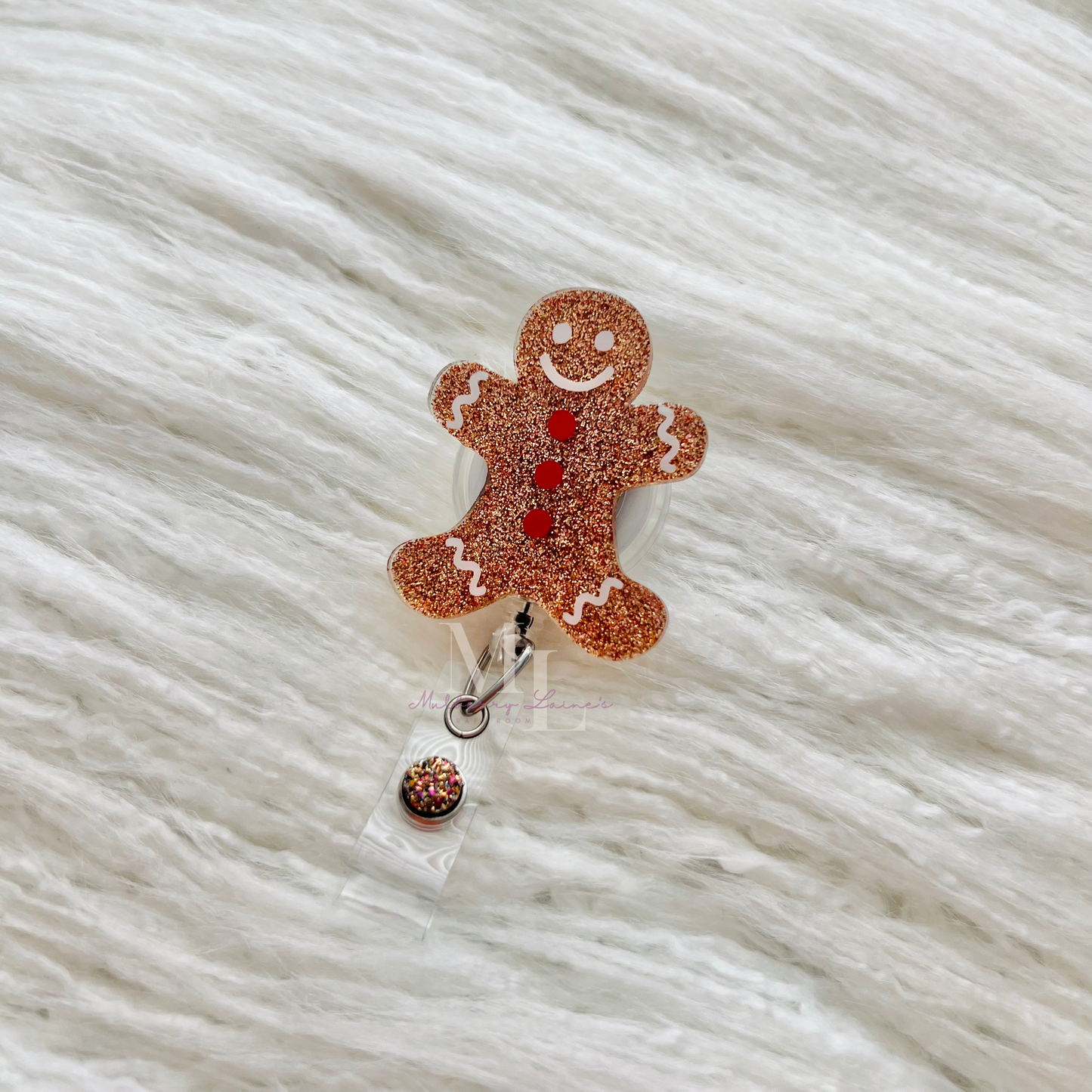 Gingerbread Badge Reel