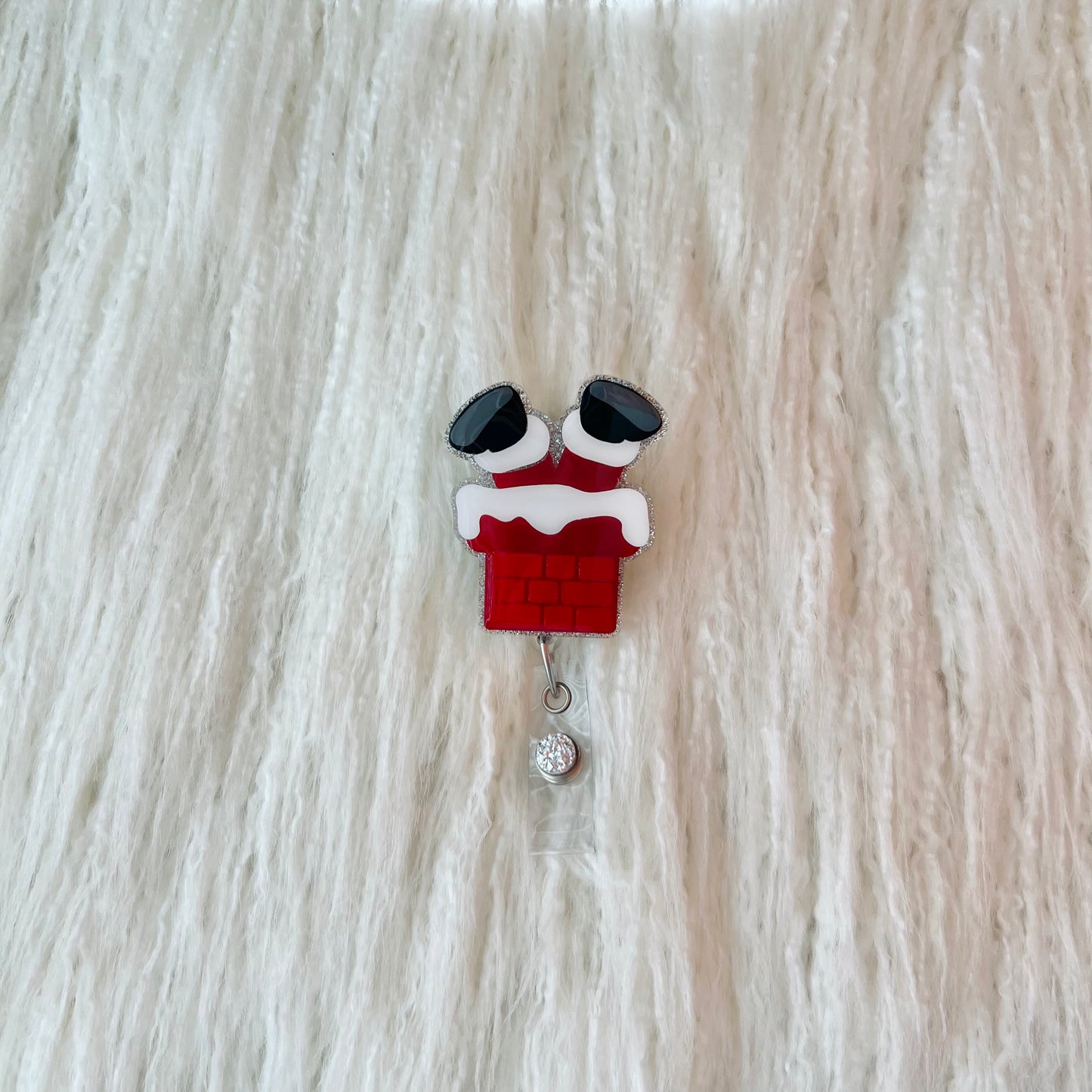 Santa Chimney Badge Reel