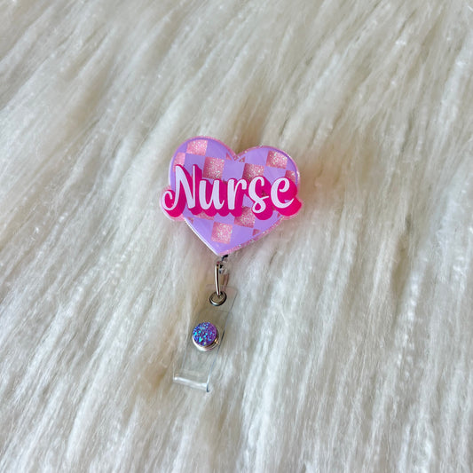 Nurse Heart (Pink & Purple)