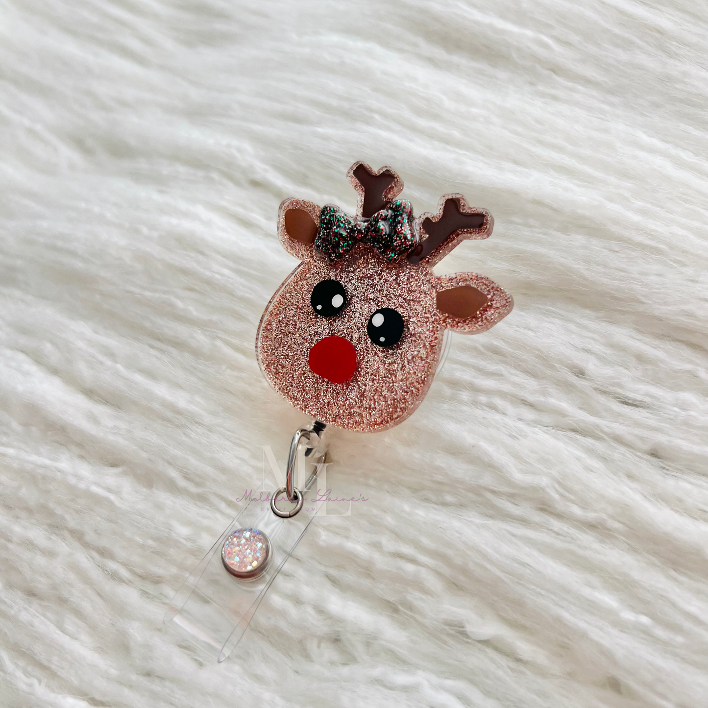 Reindeer Badge Reel