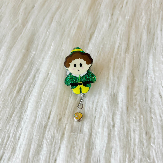 Cute Elf Badge Reel