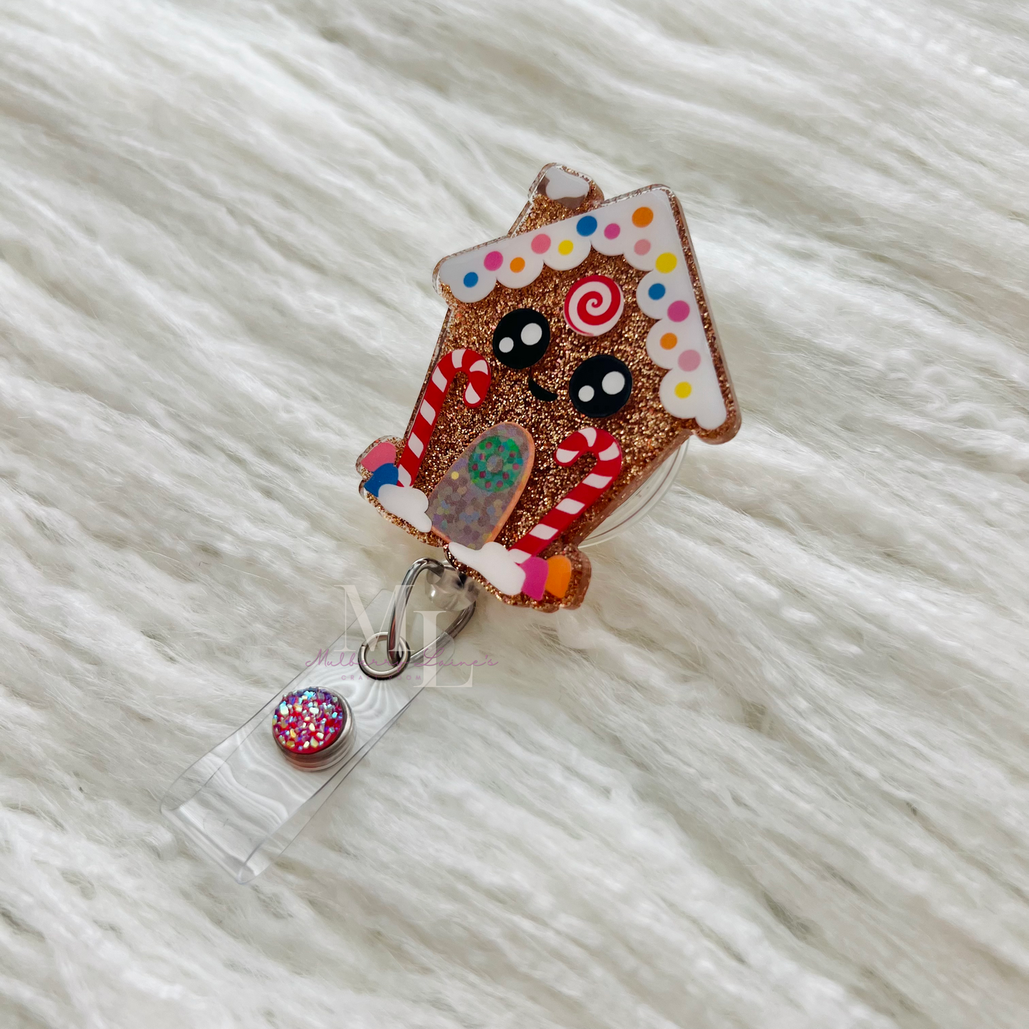 Gingerbread House Badge Reel