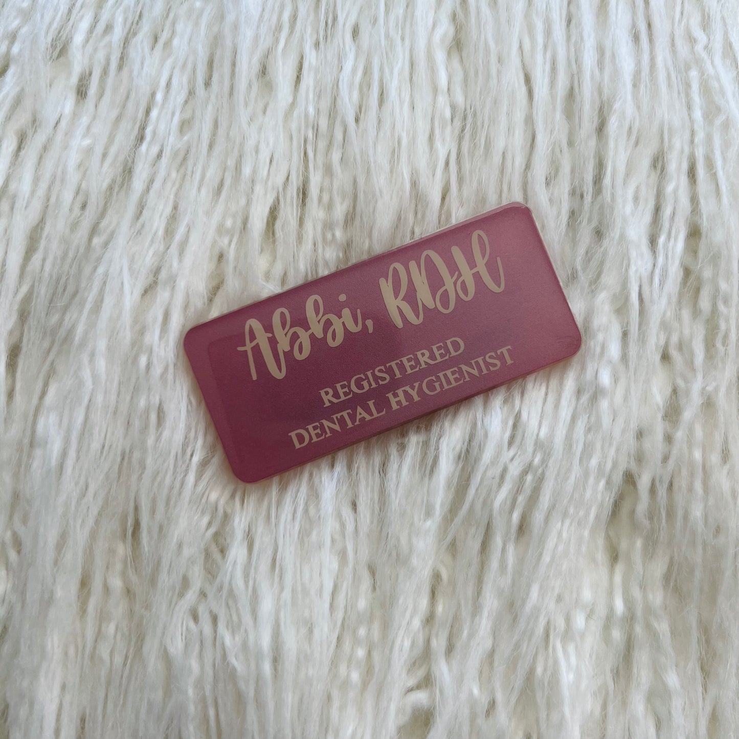 Magnetic Name Tag