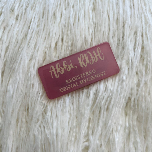 Magnetic Name Tag