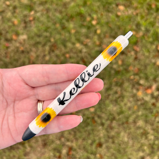 Sunflower Pen (Black Ink)